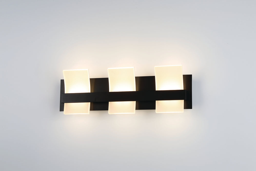 Eurofase 35655-028 Cambridge 21" Matte Black LED Vanity Light