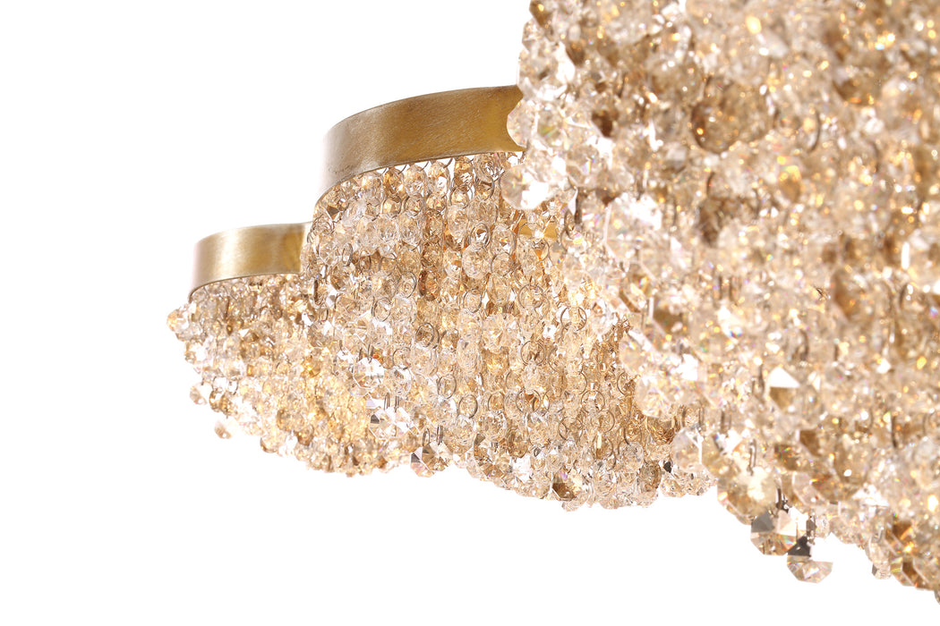 Eurofase 31831-017 Mondo 10" Gold Chandelier