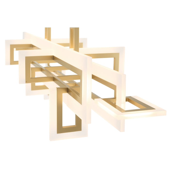 Eurofase 46806-024 Inizio 55" Matte Gold LED Chandelier