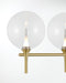 Eurofase 48919-012 Iissa 5-Light Gold LED Vanity Light