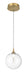 Eurofase 50251-018 Iissa 6" Gold LED Pendant Light