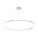 Eurofase 31473-019 Spunto 61" Brushed Silver LED Chandelier