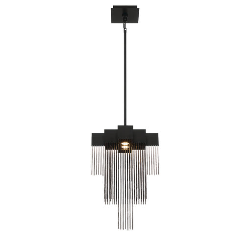 Eurofase 44370-015 Bloomfield 18" Matte Black LED Pendant Light