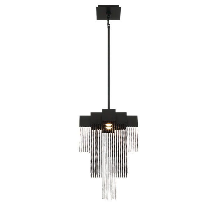 Eurofase 44370-015 Bloomfield 18" Matte Black LED Pendant Light