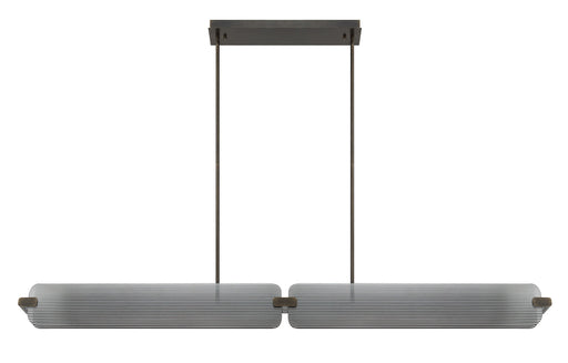 Eurofase 50057-016 Neoness 67" Weathered Brass LED Chandelier