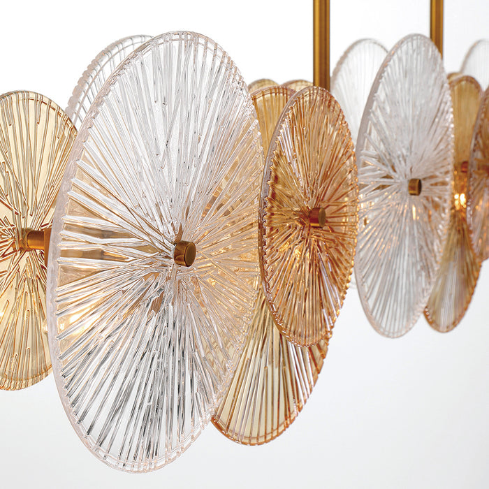 Eurofase 44570-019 Sue-Anne 57" Matte Gold Chandelier
