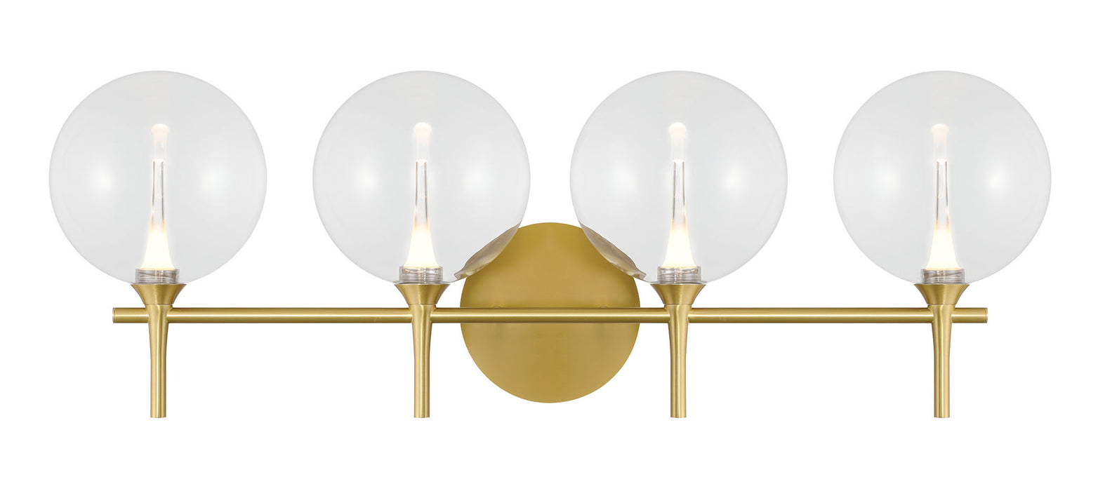 Eurofase 48916-011 Iissa 4-Light Gold LED Vanity Light