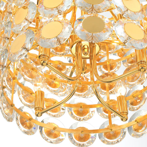 Eurofase 44289-028 Perrene 45" Gold Chandelier