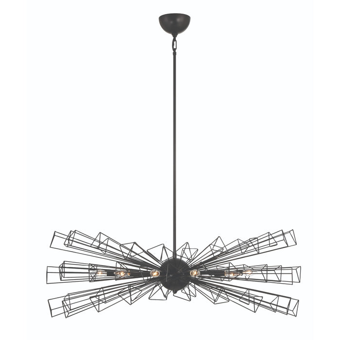 Eurofase 46761-019 Dendelio 45" Matte Black Chandelier