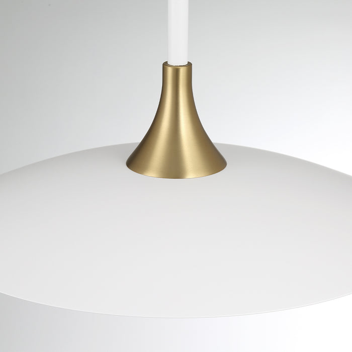 Eurofase 46441-010 Welsh 18" Matte White LED Pendant Light