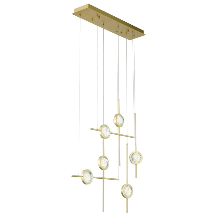 Eurofase 47255-012 Barletta 32" Anodized Gold LED Chandelier