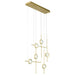 Eurofase 47255-012 Barletta 32" Anodized Gold LED Chandelier