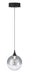 Eurofase 50250-028 Iissa 6" Matte Black LED Pendant Light