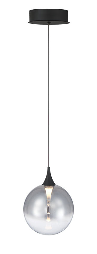 Eurofase 50250-028 Iissa 6" Matte Black LED Pendant Light
