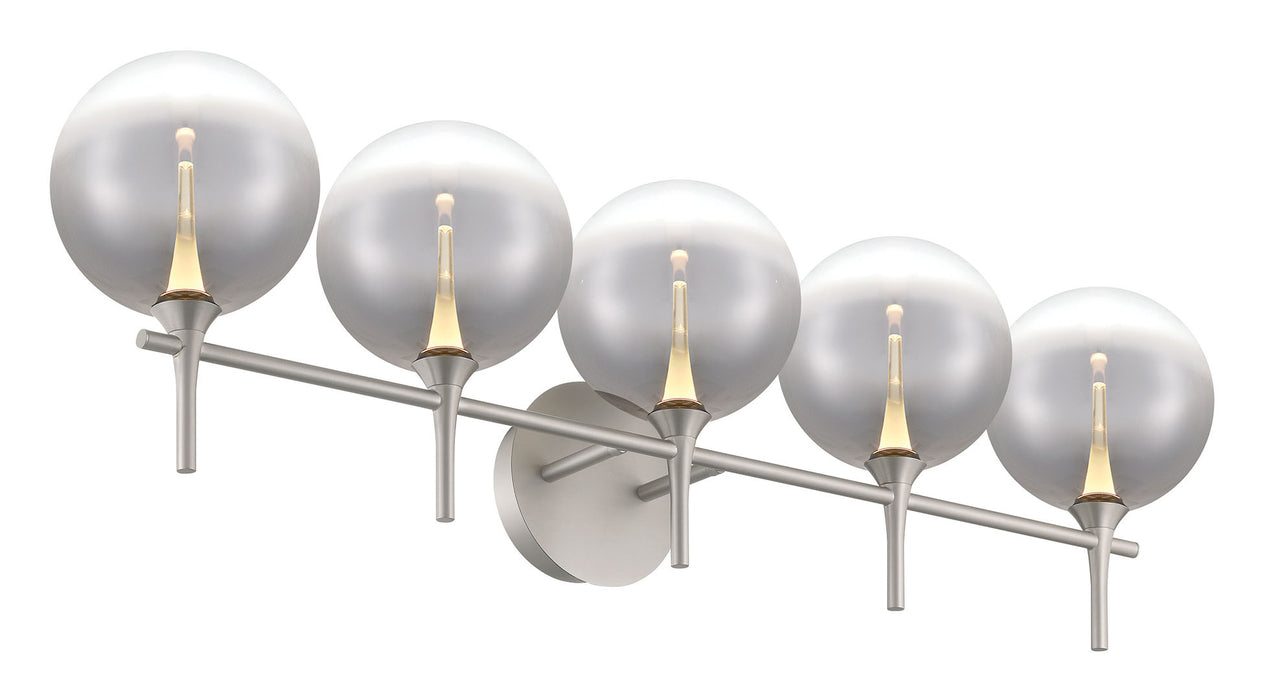 Eurofase 48920-025 Iissa 5-Light Satin Nickel LED Vanity Light