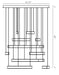 Eurofase 43902-038 Verdura 41" Matte Grey LED Chandelier