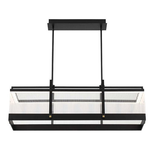 Eurofase 44255-015 Tye 41" Matte Black LED Chandelier