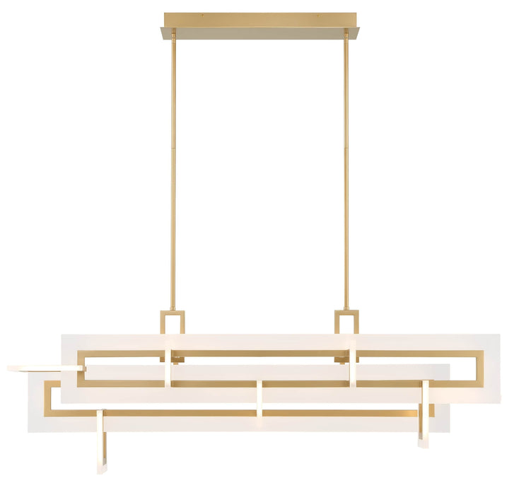 Eurofase 46806-024 Inizio 55" Matte Gold LED Chandelier