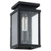 Exterior Wall Sconce Thesis 207049A Overton 9 inch 1 light Matte Black Exterior Wall Sconce with Clear Antique Glass THESIS