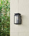 Exterior Wall Sconce Thesis 207049A Overton 9 inch 1 light Matte Black Exterior Wall Sconce with Clear Antique Glass THESIS