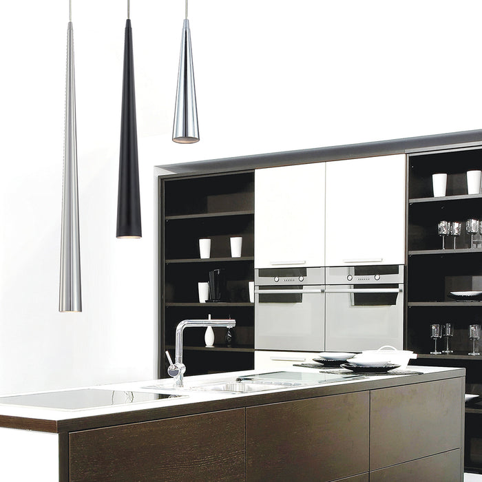 Eurofase 20445-034 Sliver 24" Matte Black LED Pendant Light