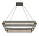 Eurofase 50053-018 Neoness 34" Weathered Brass LED Chandelier