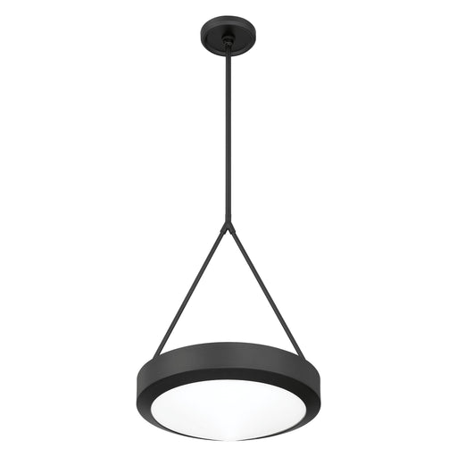 Pendant Light Thesis 207422A Agate 15 inch 3 light Matte Black Pendant Light with Opal Glass Shade THESIS