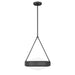 Pendant Light Thesis 207422A Agate 15 inch 3 light Matte Black Pendant Light with Opal Glass Shade THESIS