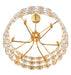 Eurofase 44285-026 Perrene 23" Gold Chandelier
