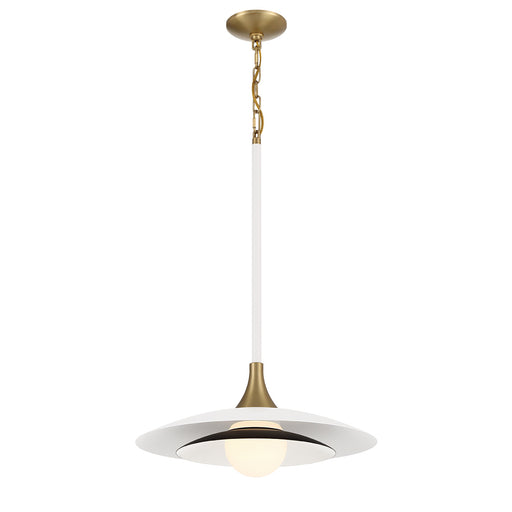 Eurofase 46441-010 Welsh 18" Matte White LED Pendant Light