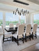 Eurofase 46771-018 Benicio 42" Matte Black LED Chandelier