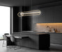 Eurofase 37039-028 Demark 42" Matte Gold LED Chandelier