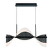 Eurofase 47125-025 Voltik 40" Matte Black LED Chandelier