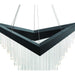 Eurofase 47187-023 Vivien 32" Matte Black LED Chandelier