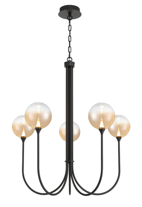 Eurofase 48923-039 Iissa 34" Matte Black LED Chandelier