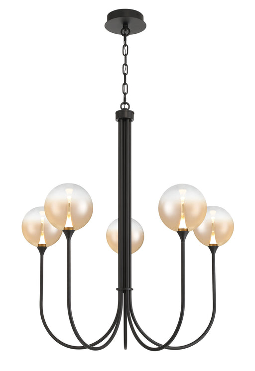Eurofase 48923-039 Iissa 34" Matte Black LED Chandelier