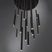 Eurofase 31445-016 Santana 24" Matte Black LED Chandelier