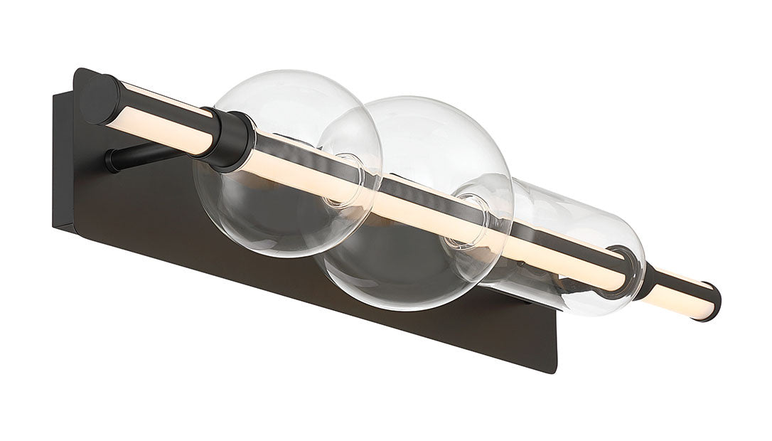 Eurofase 50050-017 Lucent 34" Matte Black LED Vanity Light