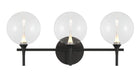 Eurofase 48915-014 Iissa 3-Light Matte Black LED Vanity Light