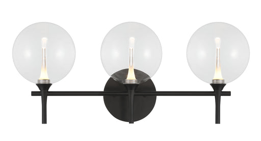 Eurofase 48915-014 Iissa 3-Light Matte Black LED Vanity Light