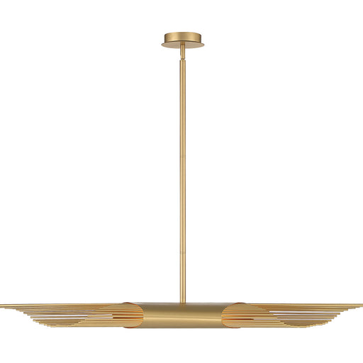 Eurofase 43866-021 Umura 49" Satin Gold Paint LED Chandelier
