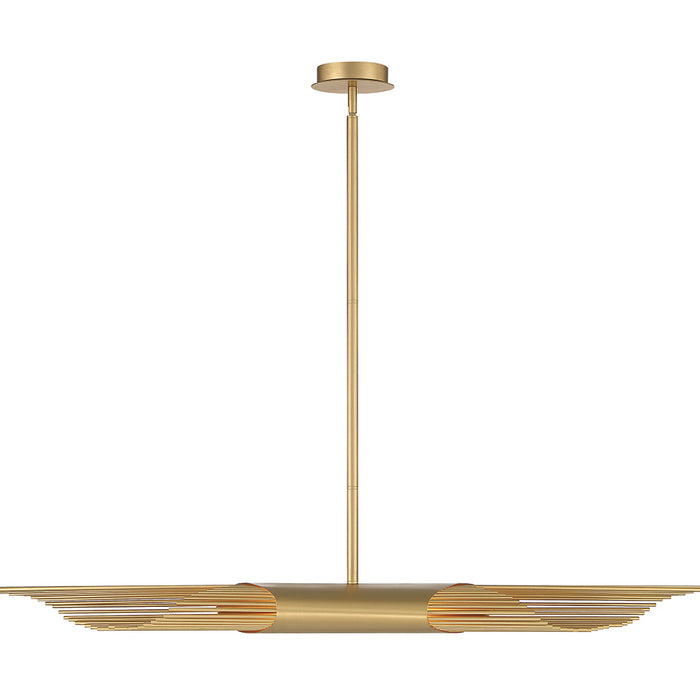 Eurofase 43866-021 Umura 49" Satin Gold Paint LED Chandelier