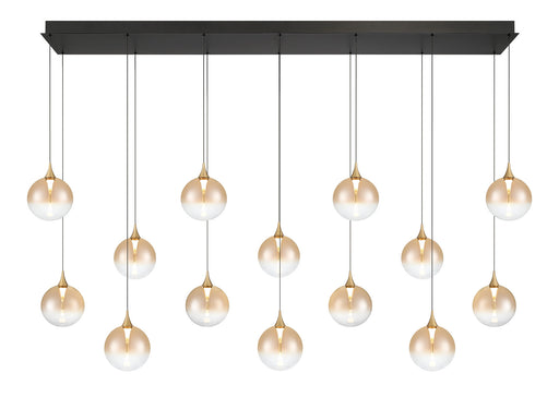 Eurofase 48938-037 Iissa 72" Gold LED Chandelier