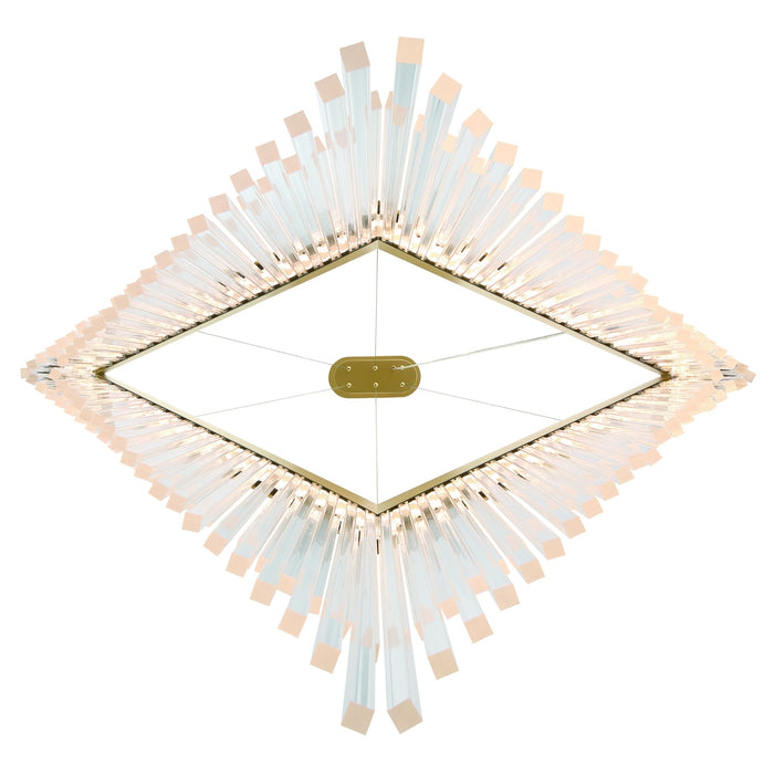 Eurofase 47188-013 Vivien 60" Matte Gold LED Chandelier
