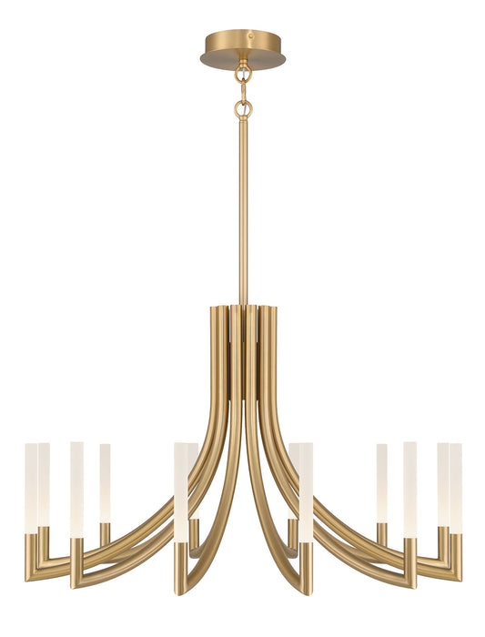 Eurofase 49011-012 Olette 36" Gold LED Chandelier