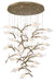 Eurofase 47226-012 Matera 56" Antique Gold LED Chandelier