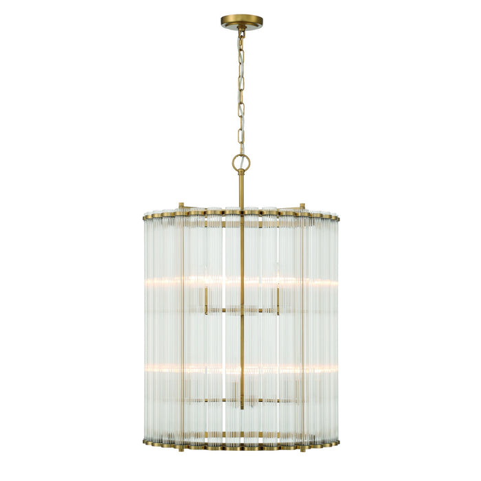 Eurofase 47238-015 Glasbury 27" Gold Chandelier