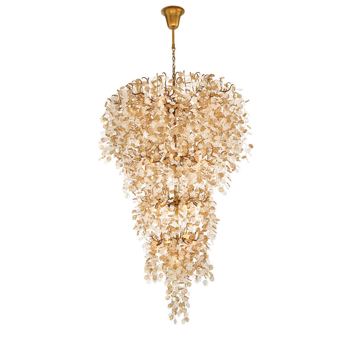 Eurofase 29062-010 Campobasso 76" Gold Chandelier