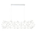 Eurofase 38036-019 Leonardelli 65" Chrome LED Chandelier