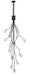Eurofase 50256-013 Athena 28" Matte Black LED Chandelier